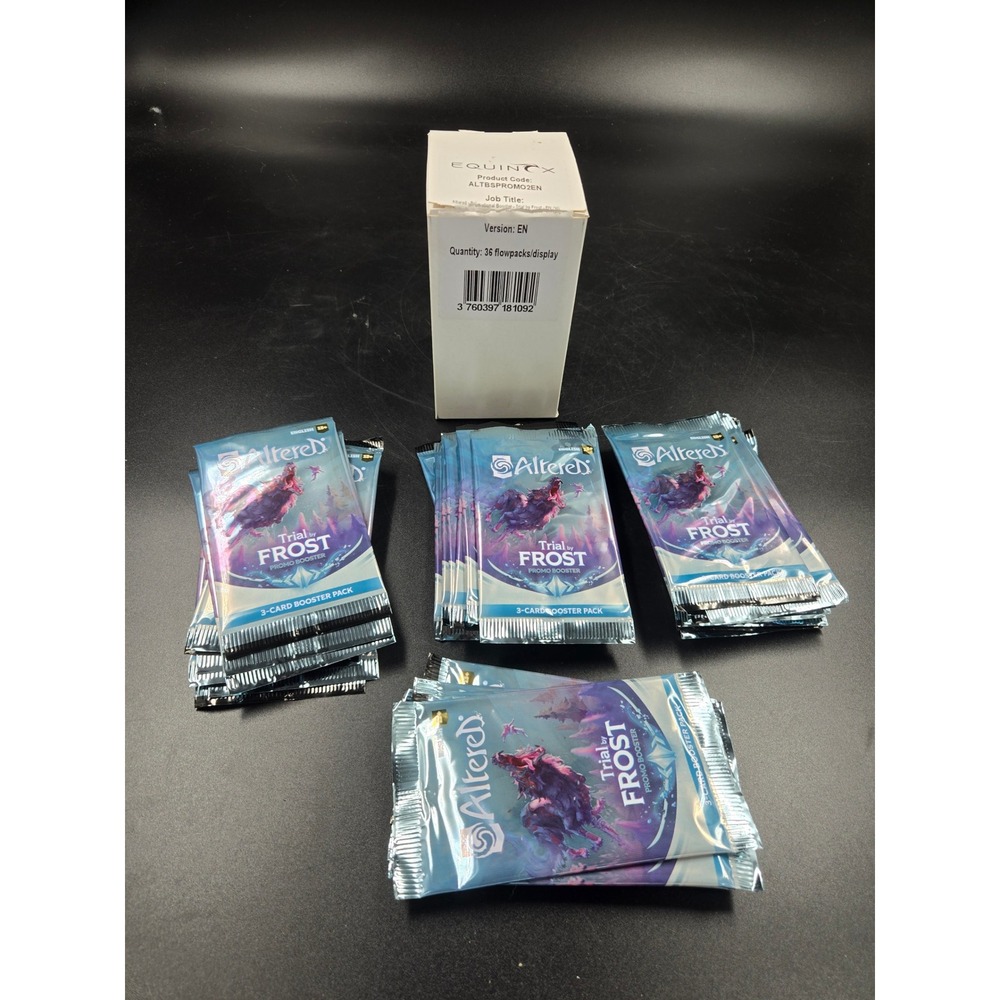 Altered TCG Trial by Frost Promo 3 Card Packs Lot of 36 Equinox - Prize Pack